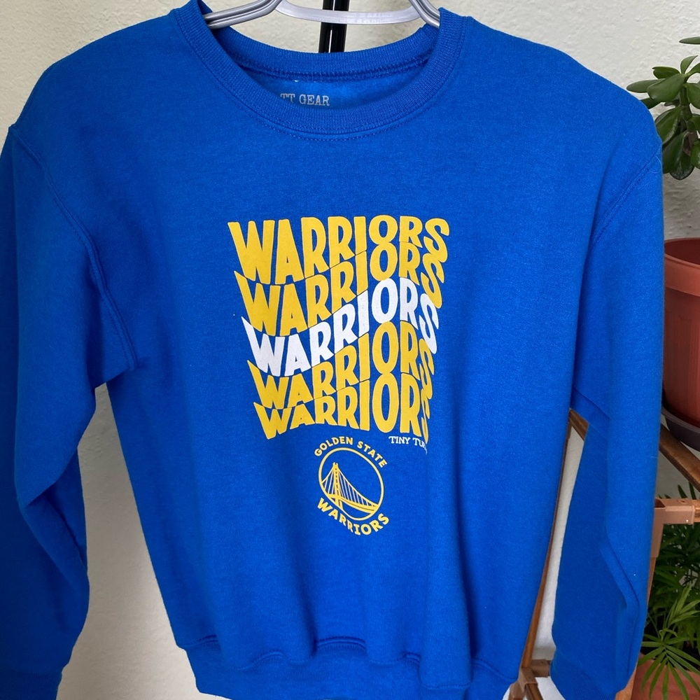 Blue and Yellow Crewneck Sweater